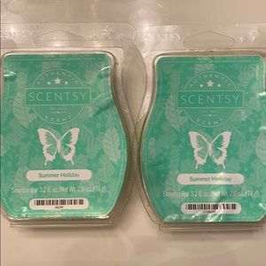 Scentsy Summer Holiday Wax Bars Lot of 2